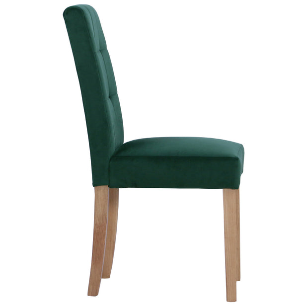 Ashbury Velvet Dining Chair - Forest