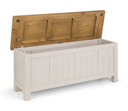 Aspen Storage Bench - Grey Wash