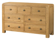 Avon Oak 3 Over 4 Under Chest Of Drawers