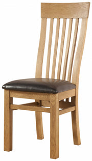 Avon Oak Curved Back Chair