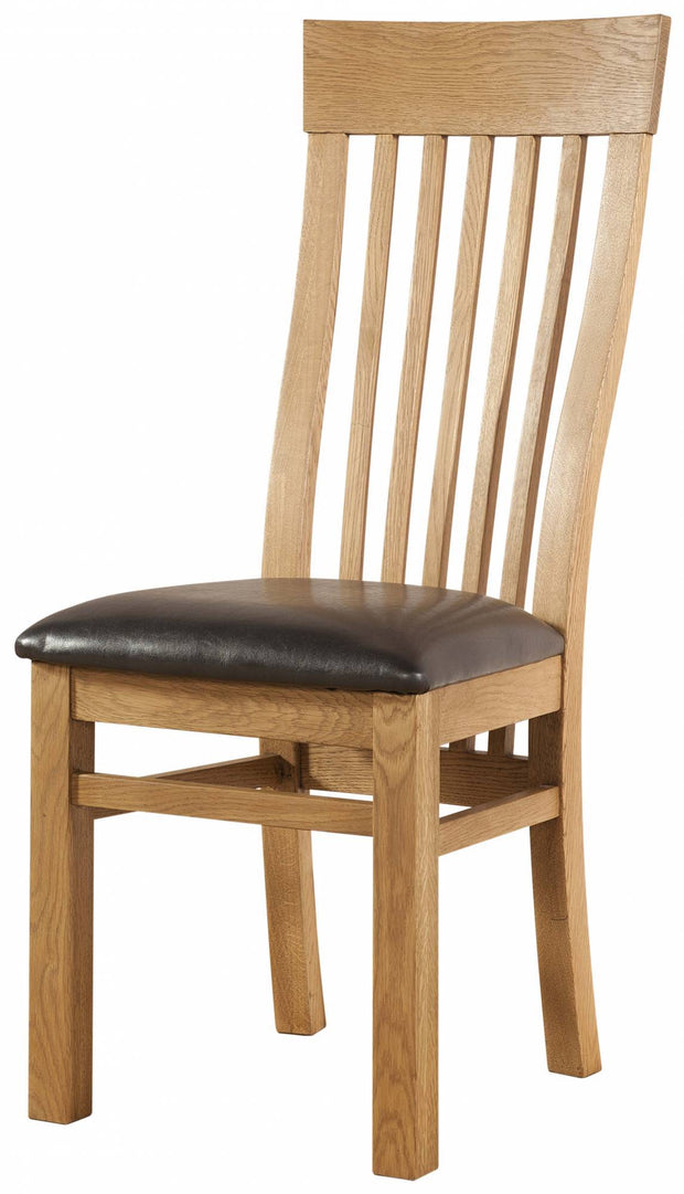 Avon Oak Curved Back Chair