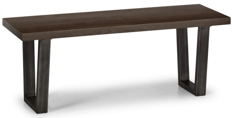 Brooklyn Bench - Dark Oak