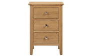 Cotswold 3 Drawer Bedside Table