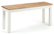 Coxmoor Bench - Ivory & Oak