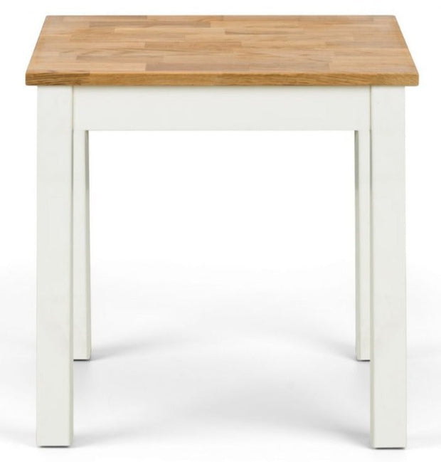 Coxmoor Lamp Table - Ivory & Oak