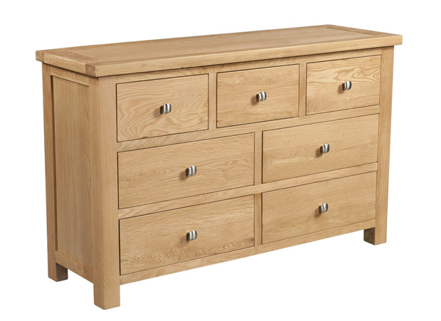 Dorset Oak 3 Over 4 Chest Of Drawers