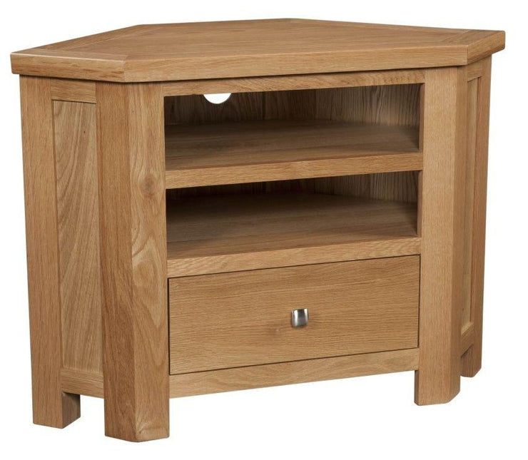 Dorset Oak Corner TV Unit