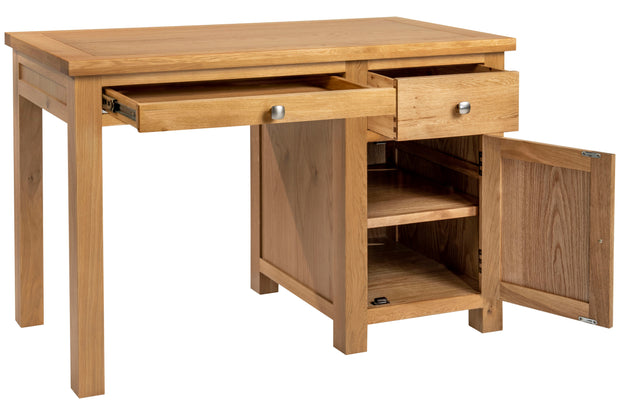 Dorset Oak Single Pedestal Desk