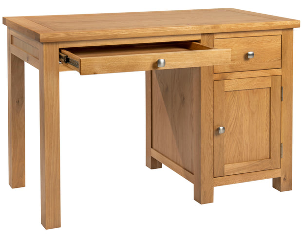 Dorset Oak Single Pedestal Desk