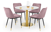 Delaunay Dining Chair - Dusky Pink