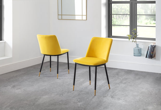 Delaunay Dining Chair - Mustard