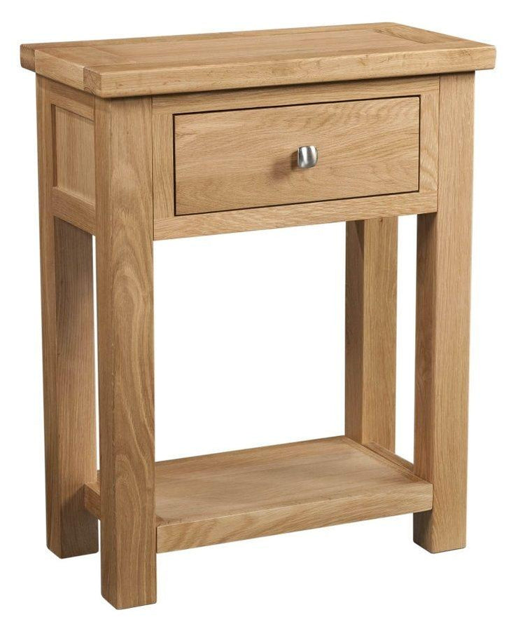 Dorset Oak 1 Drawer Console Table