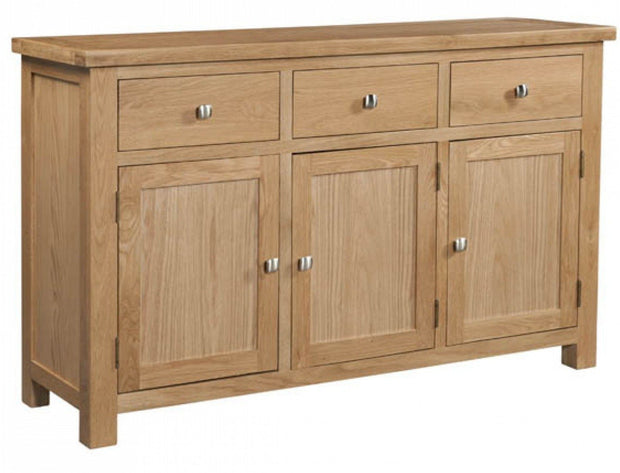 Dorset Oak 3 Door Sideboard