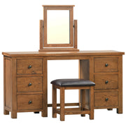 Dorset Rustic Oak Dressing Table Mirror