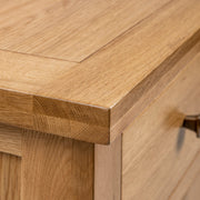 Dorset Oak Double Pedestal Desk