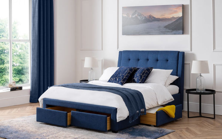 Fullerton 4 Drawer Bed - Blue
