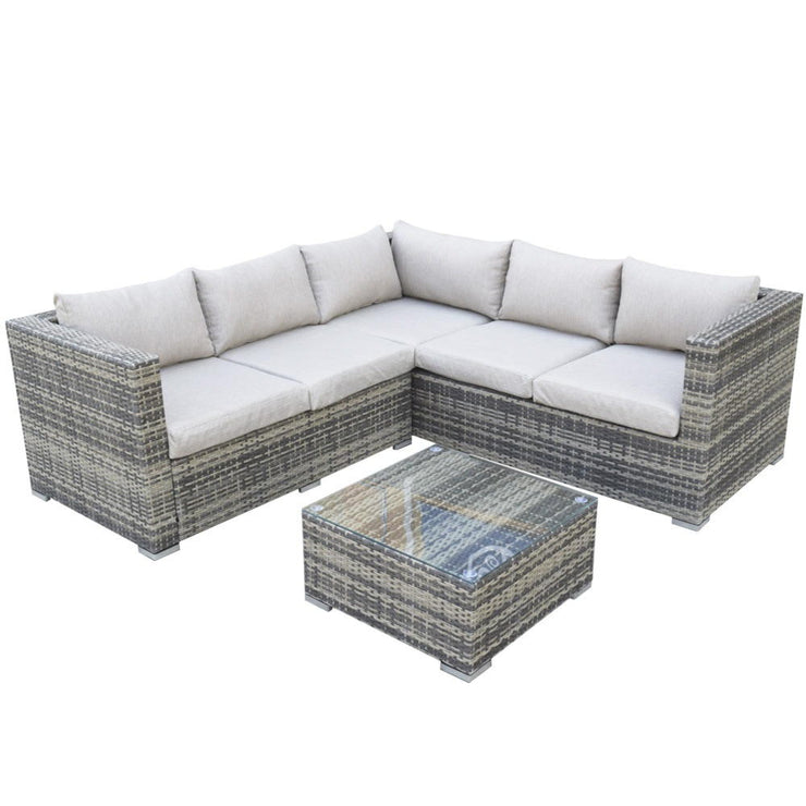 Georgia Corner Sofa With Coffee Table & Ice Bucket