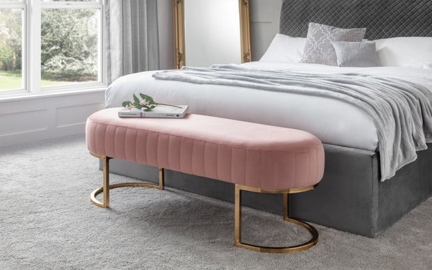 Harrogate Bench - Dusky Pink