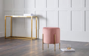 Harrogate Stool - Dusky Pink