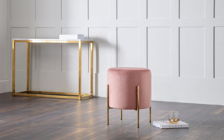 Harrogate Stool - Dusky Pink