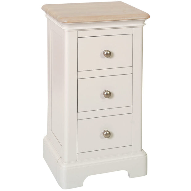 Lydford 3 Drawer Compact Bedside Cabinet
