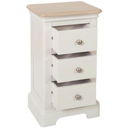 Lydford 3 Drawer Compact Bedside Cabinet