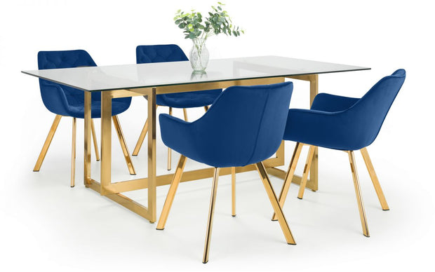 Lorenzo Dining Chair - Blue