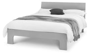 Manhattan High Gloss Bed - Grey