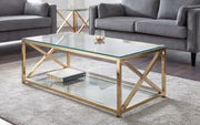 Miami Coffee Table - Gold