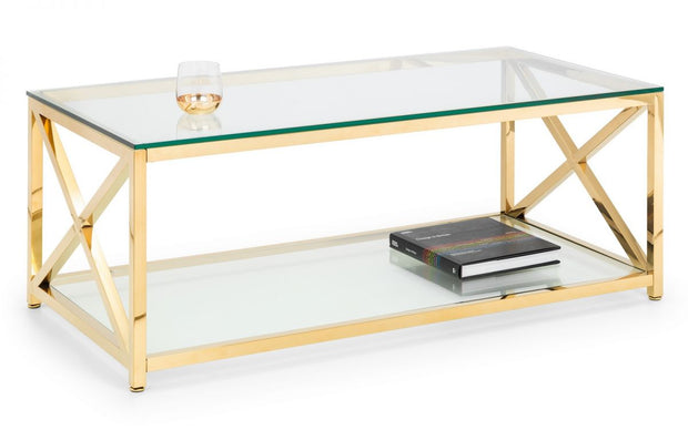 Miami Coffee Table - Gold