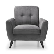 Monza Chair - Grey Velvet