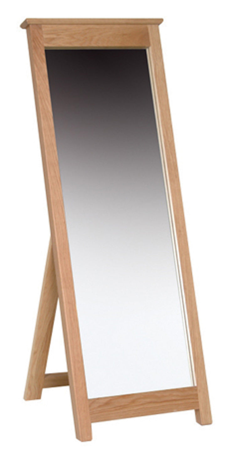 New Oak Cheval Mirror