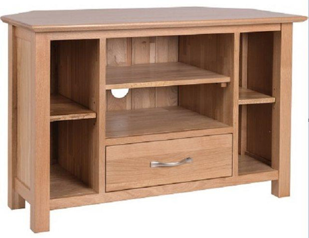 New Oak Corner TV Unit