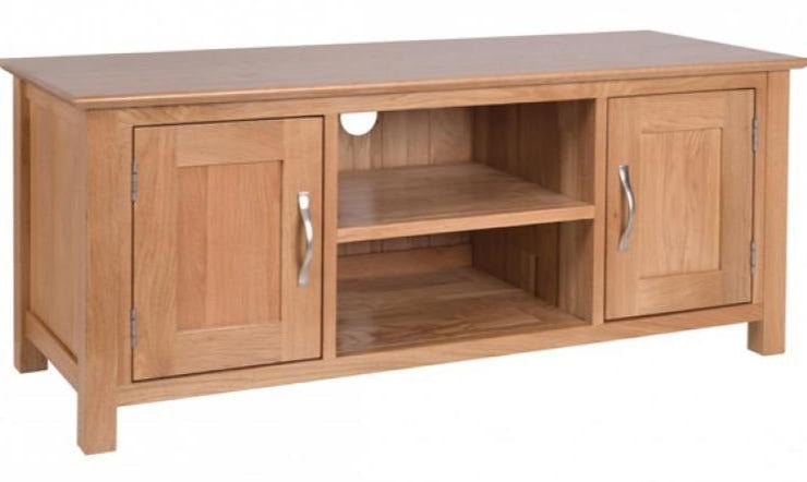 New Oak Large TV Unit