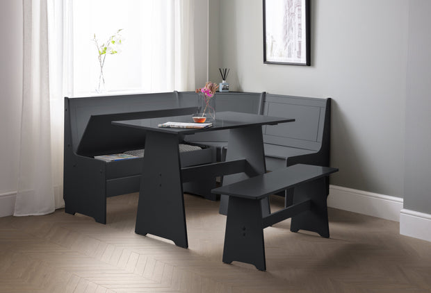 Newport Corner Dining Set - Anthracite