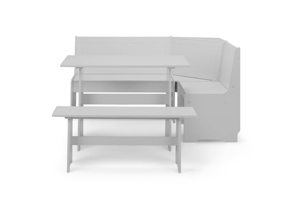 Newport Corner Dining Set - Dove Grey