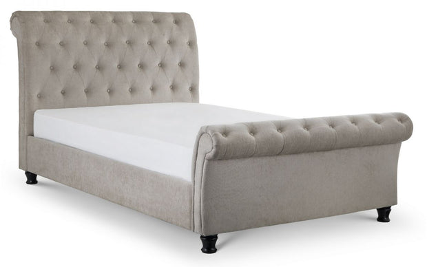 Ravello Deep Button Scroll Bed