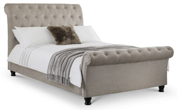 Ravello Deep Button Scroll Bed