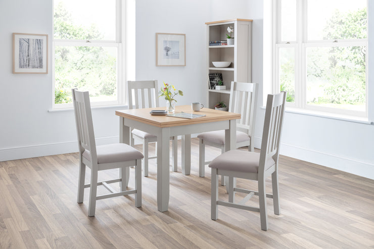 Richmond Flip-top Dining Table - Elephant Grey