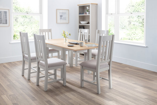 Richmond Flip-top Dining Table - Elephant Grey