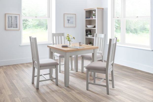 Richmond Flip-top Dining Table - Elephant Grey