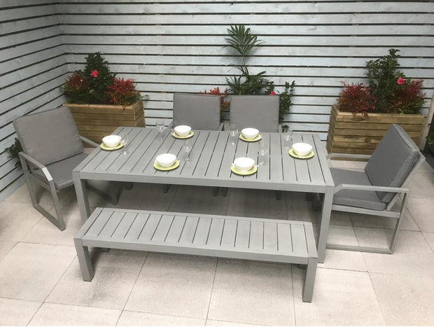 Alarna Bench Dining Set