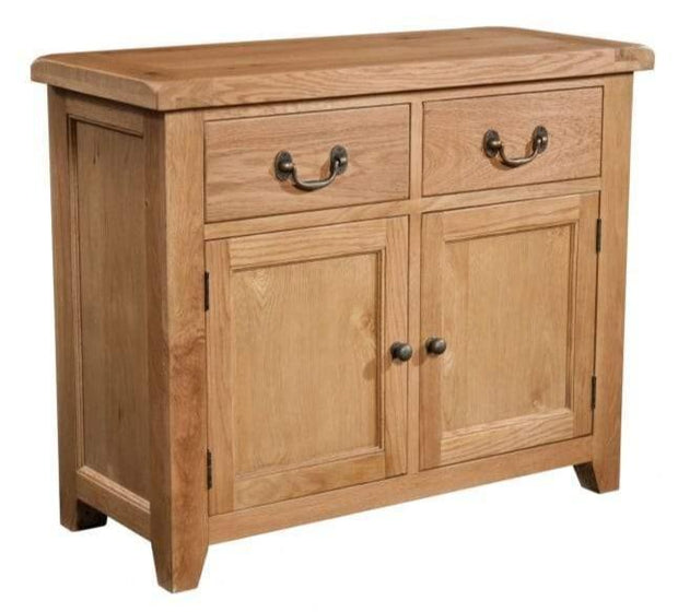 Somerset Oak 2 Door 2 Drawer Sideboard