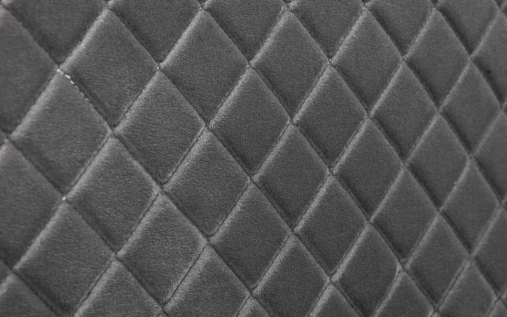 Sanderson Diamond Quilted Velvet Ottoman Bed