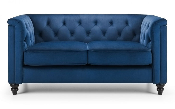 Sandringham 2 Seater Sofa - Blue Velvet