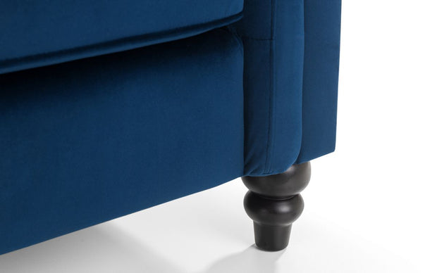 Sandringham Chair - Blue Velvet