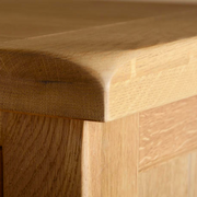 Somerset Oak 3 Drawer Bedside Table