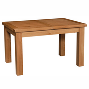 Somerset Oak Small Dining Table with 1 extension