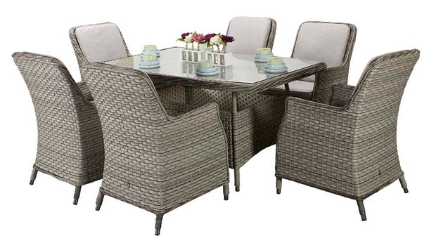 Edwina 6 Seat Rectanglar Dining Set