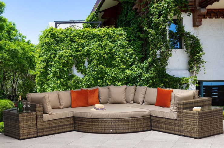 Jess Modular Corner Sofa - Mixed Brown